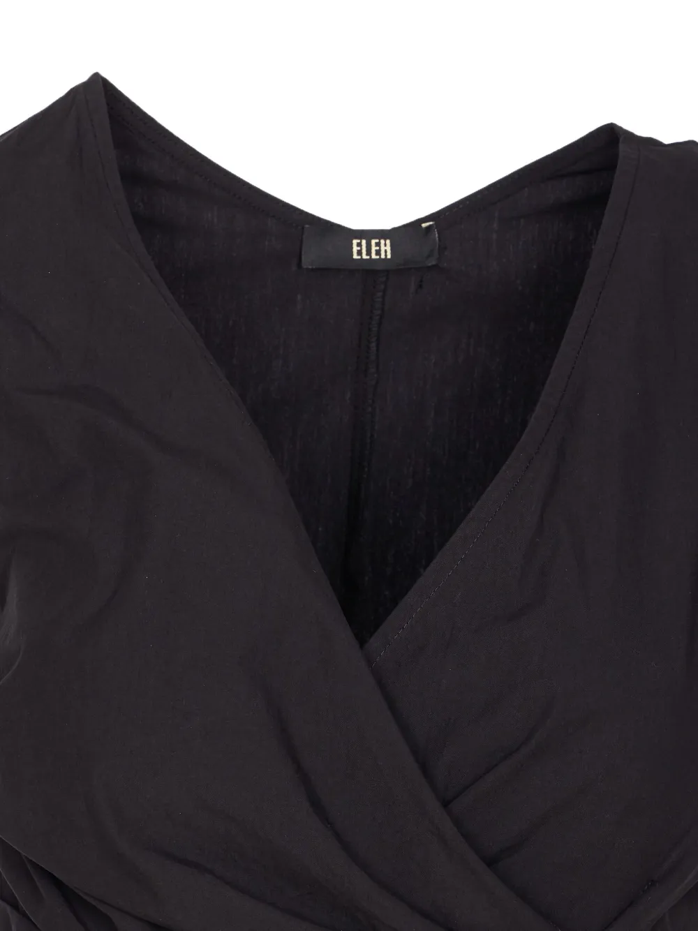 Eleh Jurk met V-hals Zwart