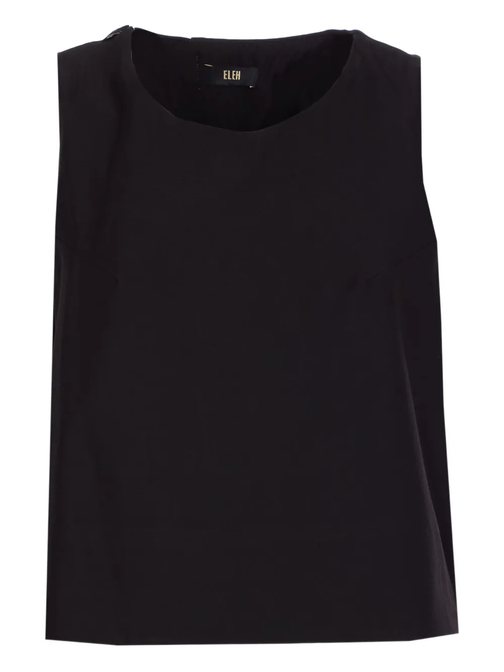 Eleh contrasting-border top | negro | Image 1