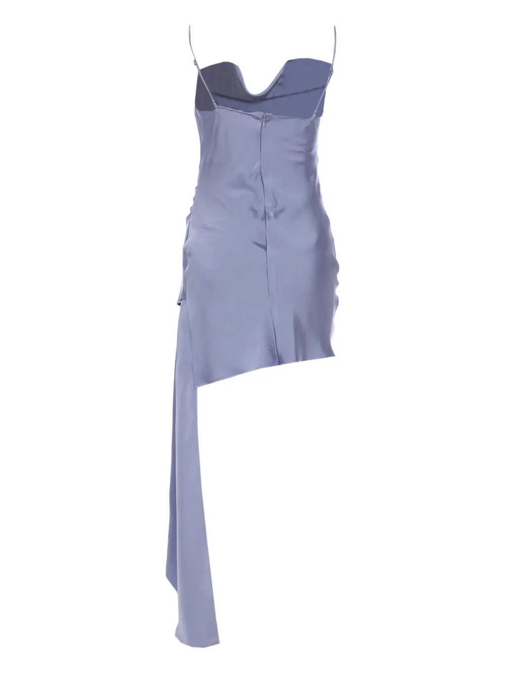 Eleh satin-finish mini dress - Blauw