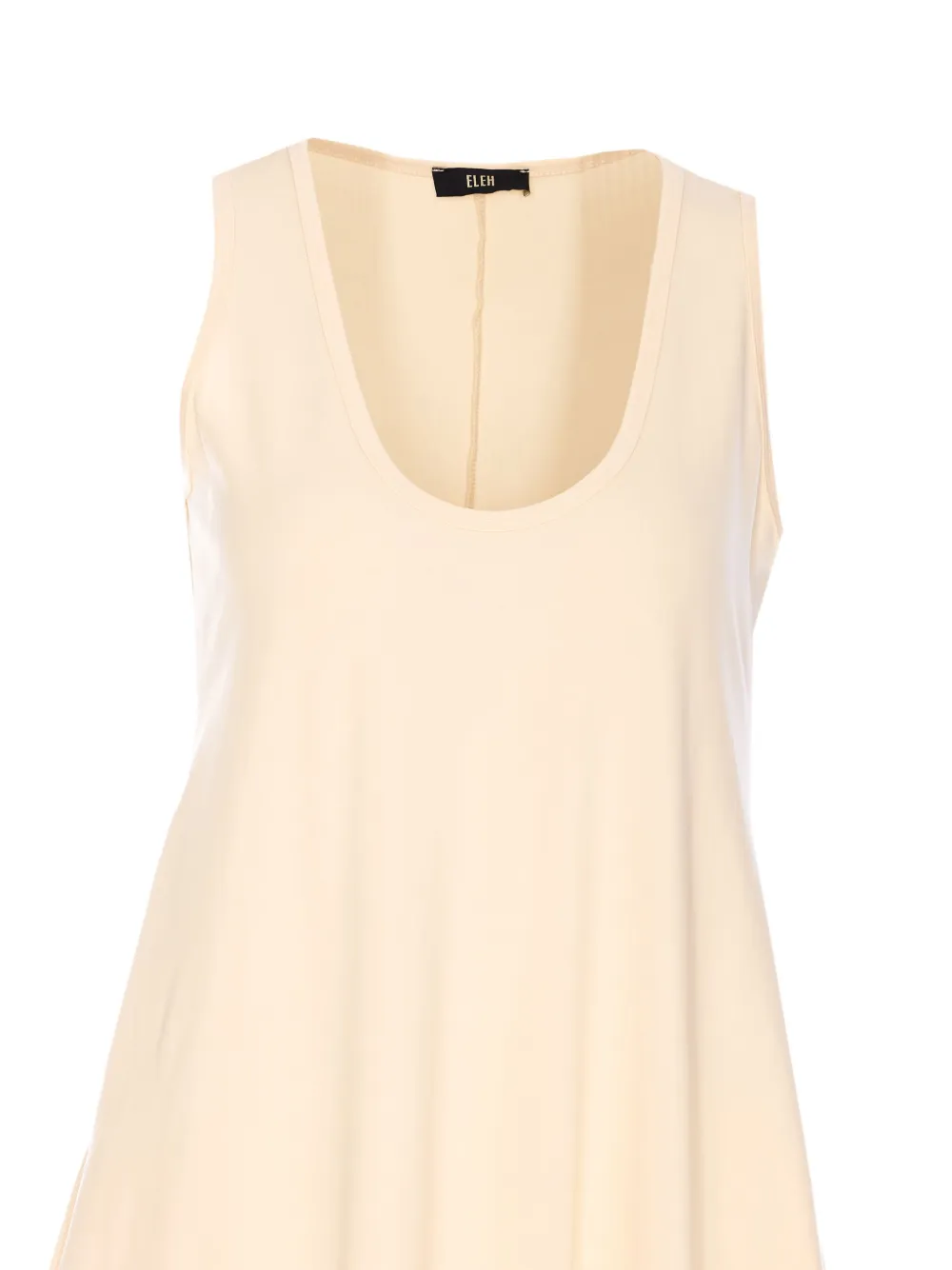 Eleh Mouwloze jurk Beige
