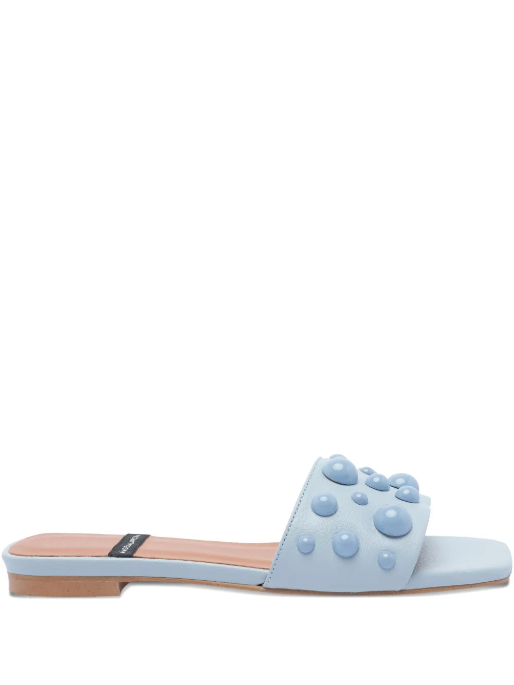ANGEL ALARCON Dream flat sandals Blue
