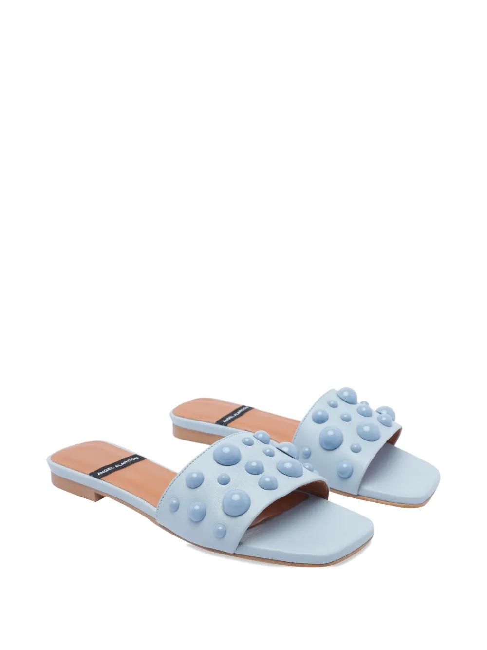 ANGEL ALARCON Dream flat sandals Blue