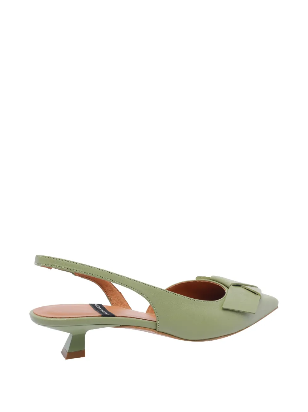 ANGEL ALARCON 35mm leather pumps Green
