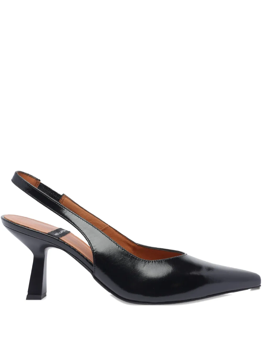 ANGEL ALARCON 75mm Egidio heeled pumps Black