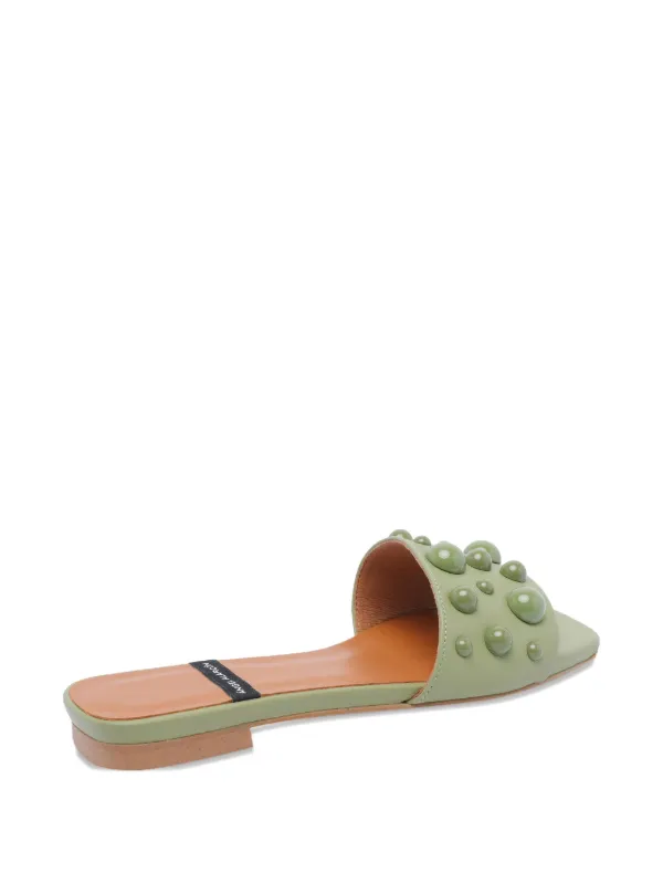 シューズ・サンダルその他 ANGEL ALARCON Women Sandals 25080 016JLOUKUM Green ANGEL ALARCON Leather Sandals | Green | FARFETCH OM