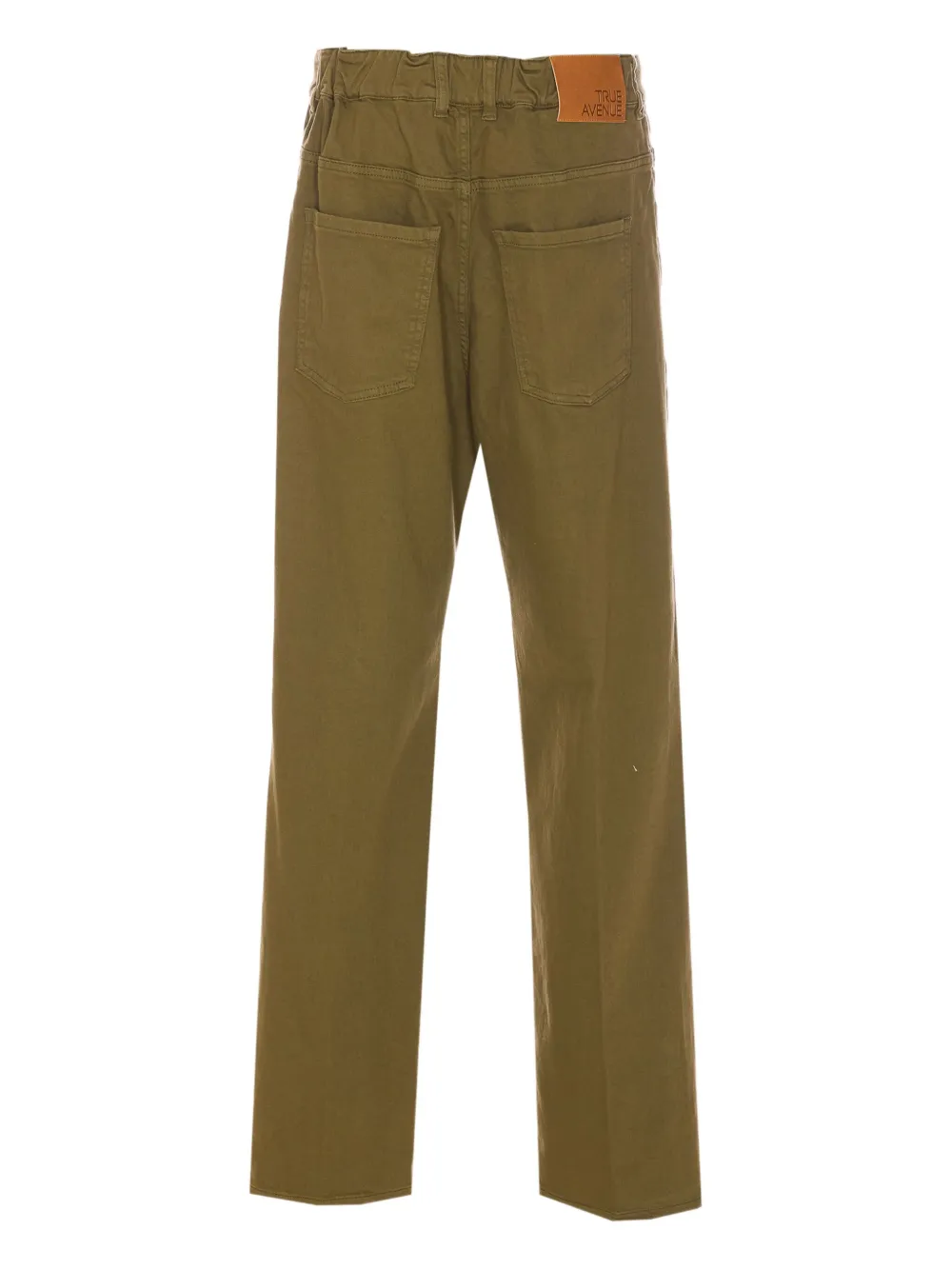 TRUE AVENUE Katoenen jeans - Groen