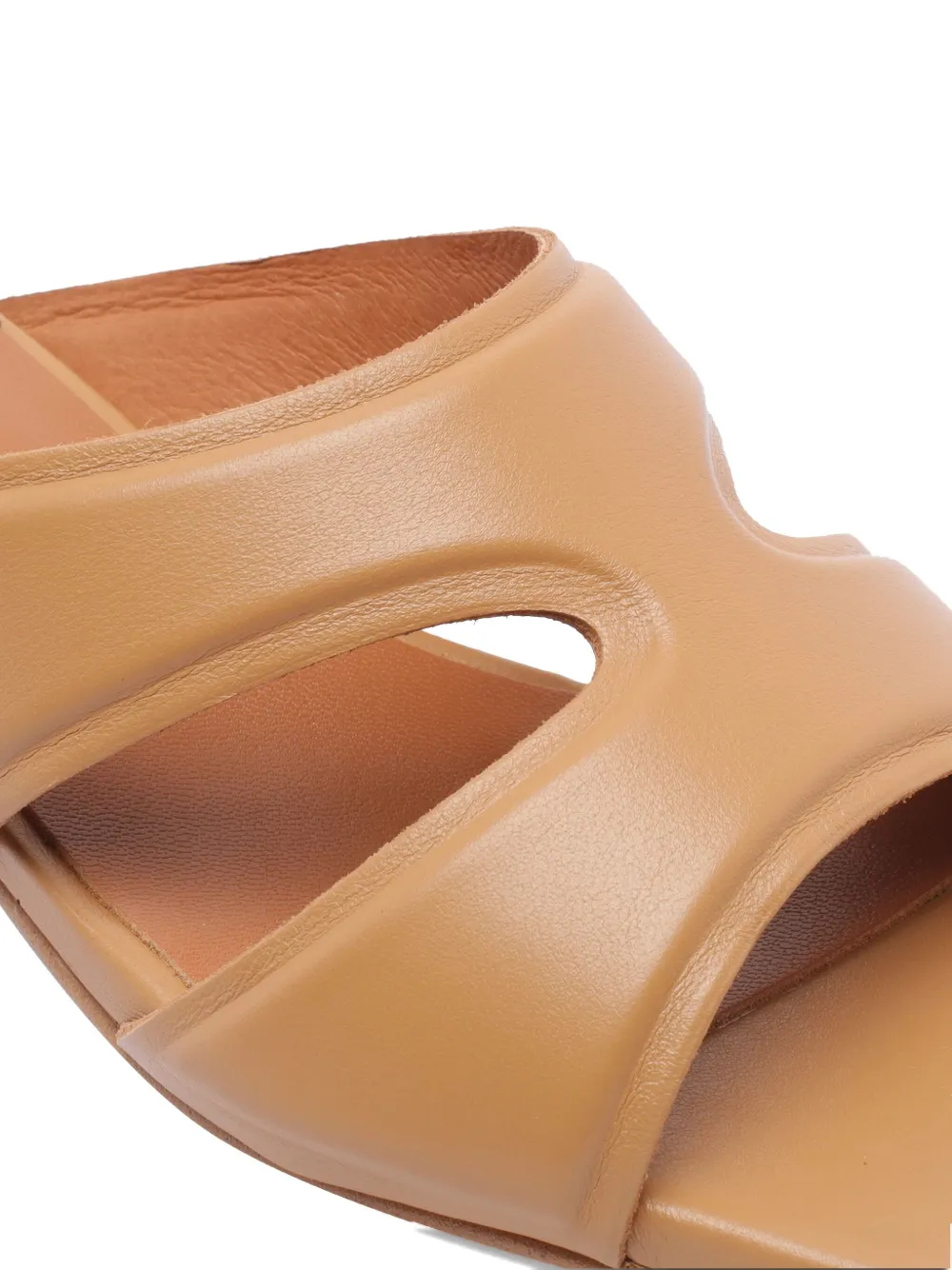 Angel Alarcon 35mm Leather Heeled Sandals