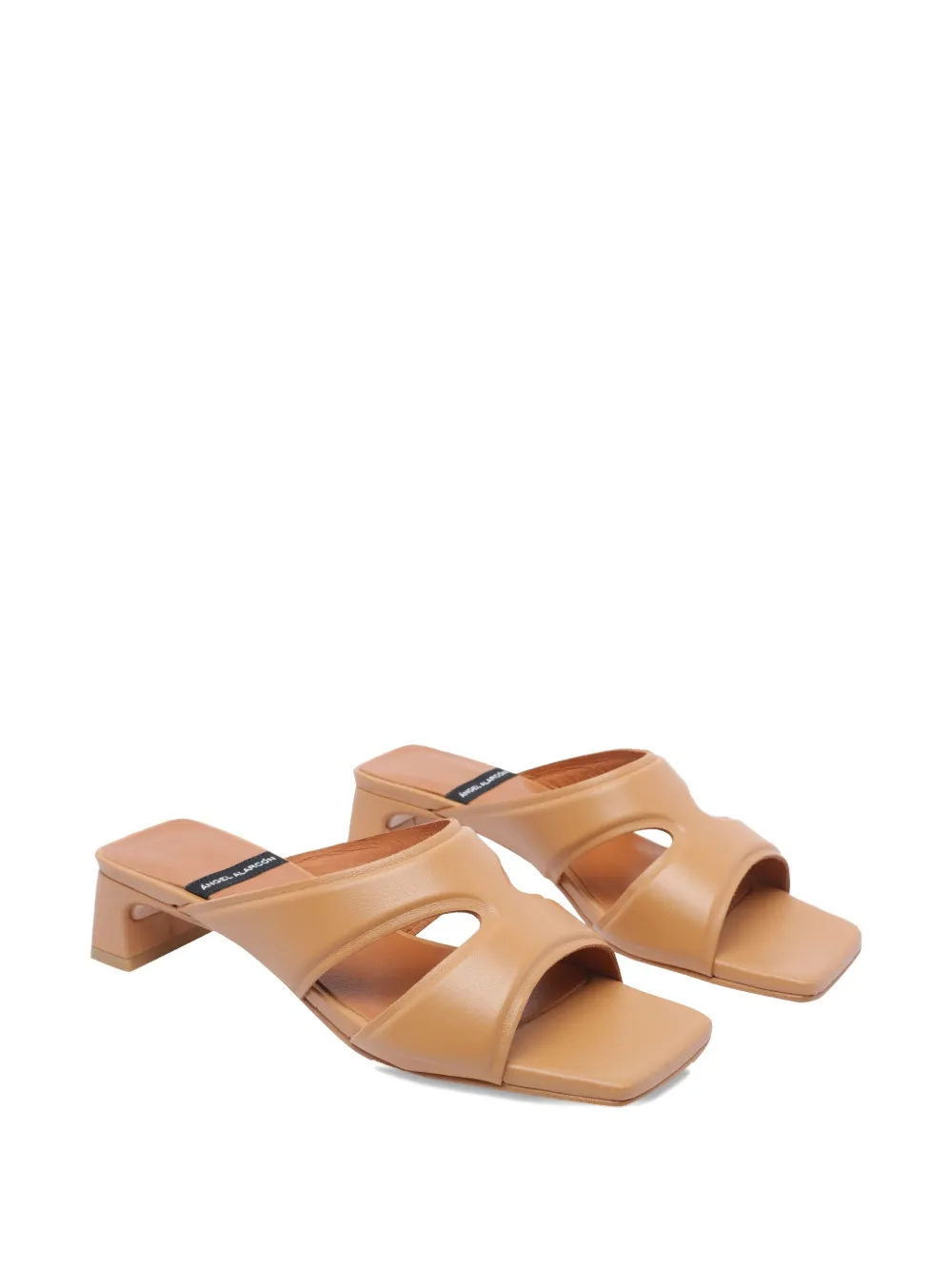 Angel Alarcon 35mm Leather Heeled Sandals