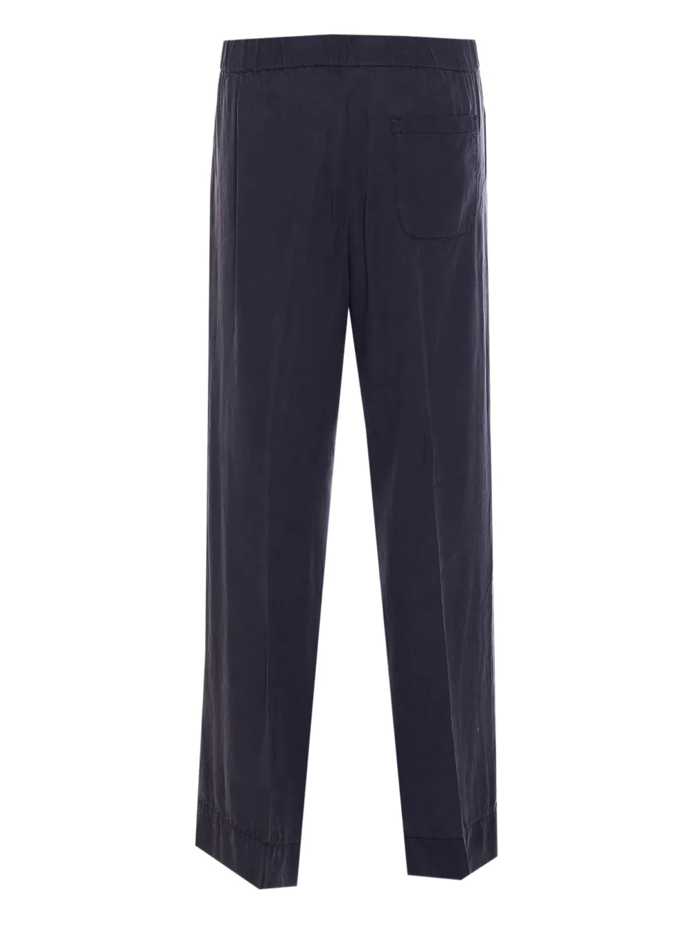 TRUE AVENUE pressed-crease trousers - Blauw