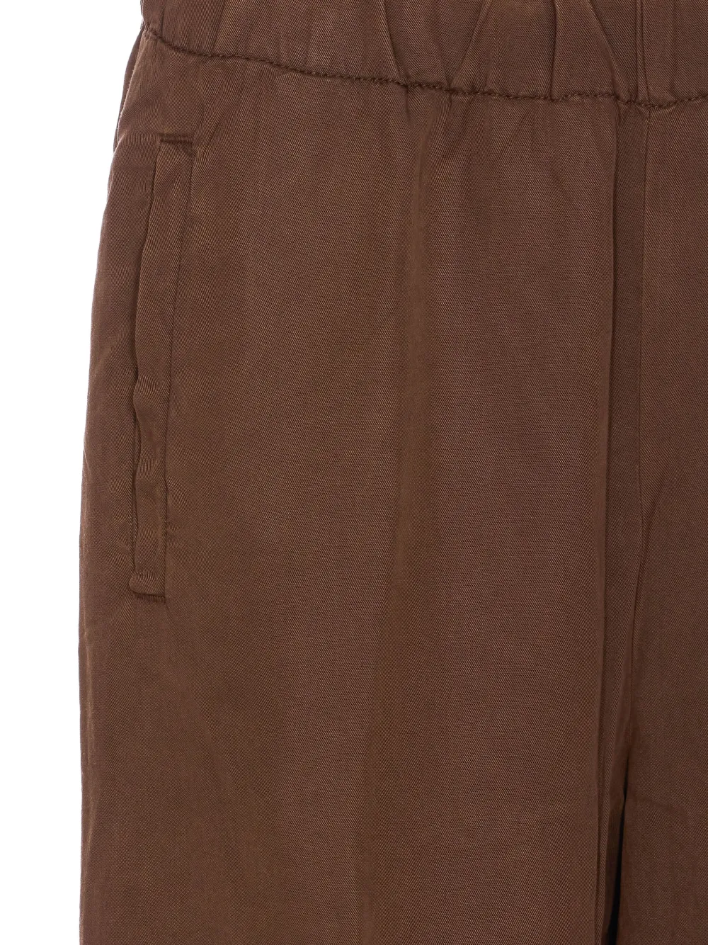 TRUE AVENUE ELASTICATED-WAISTBAND TROUSERS