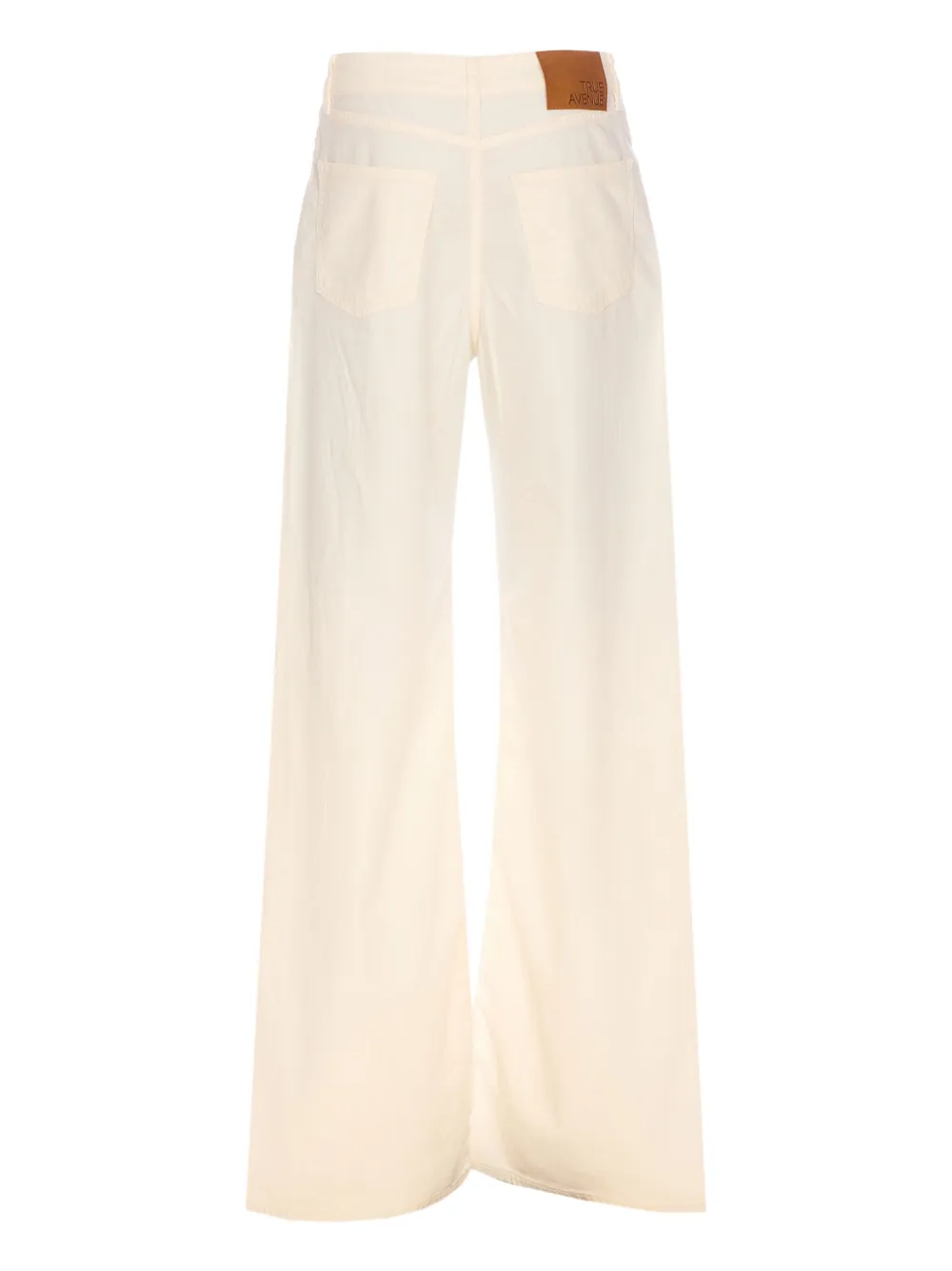 TRUE AVENUE cotton trousers - Wit