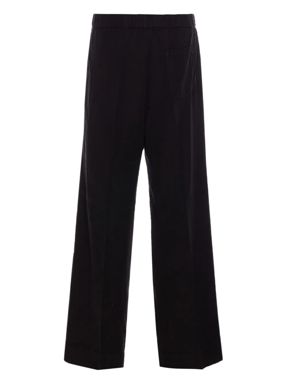 TRUE AVENUE elasticated-waistband trousers - Zwart