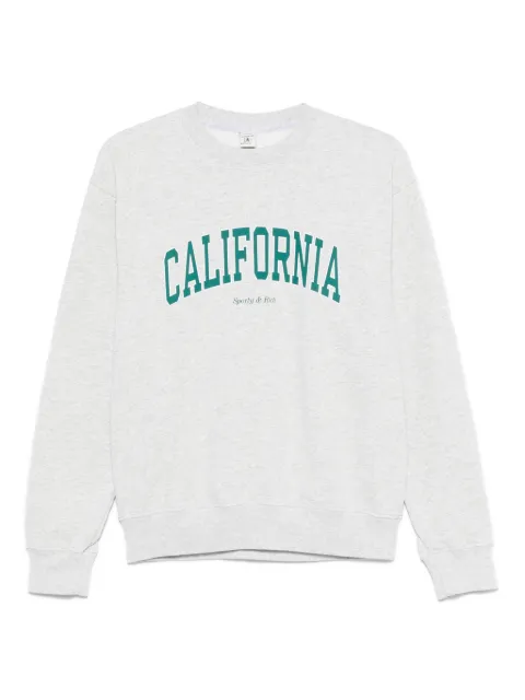 Sporty & Rich logo-print sweatshirt