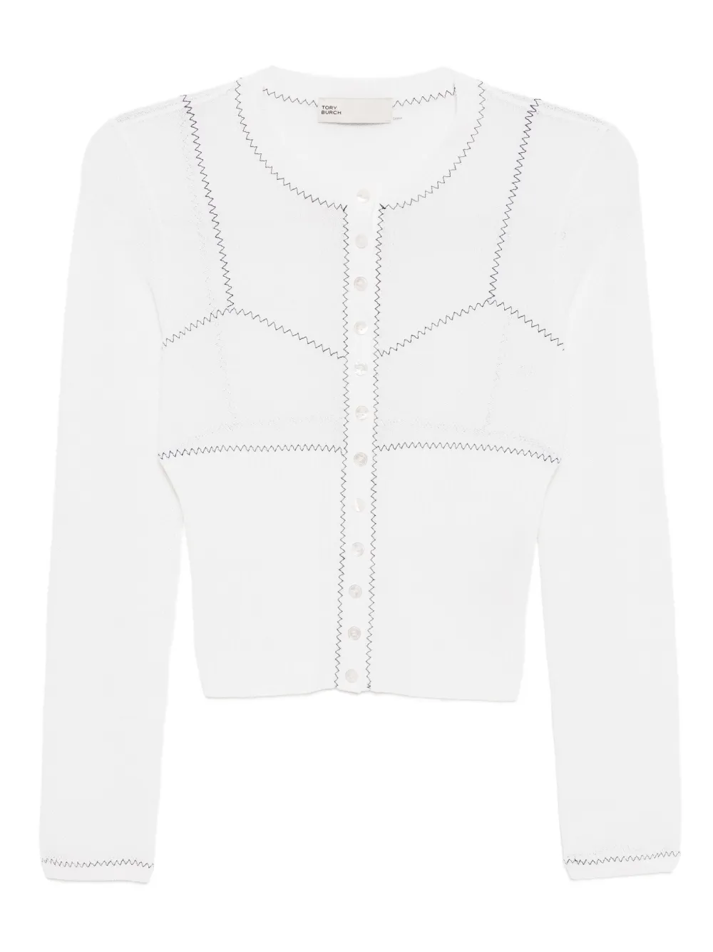 Tory Burch Mesh cardigan | White | Image 1