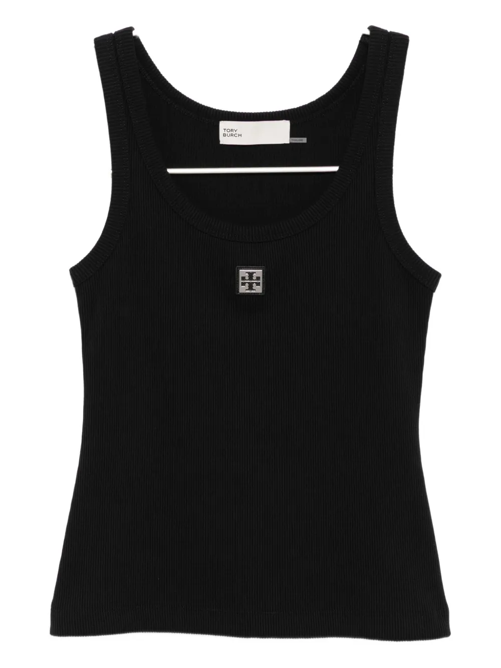 Tory Burch Scoop Tank In Black
