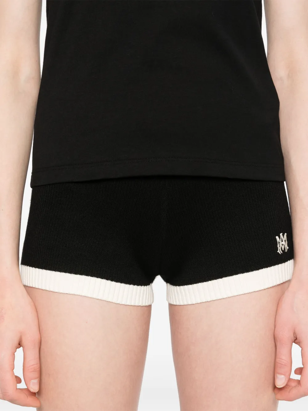 AMIRI Katoenen shorts Zwart