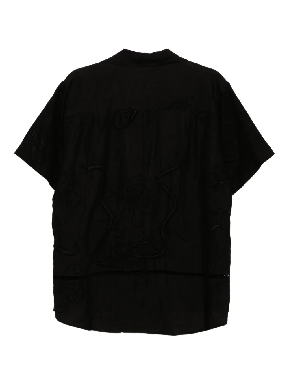 By Walid cuban shirt Zwart