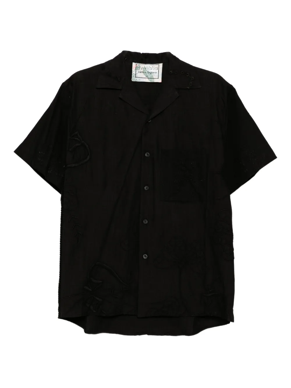 By Walid cuban shirt Zwart
