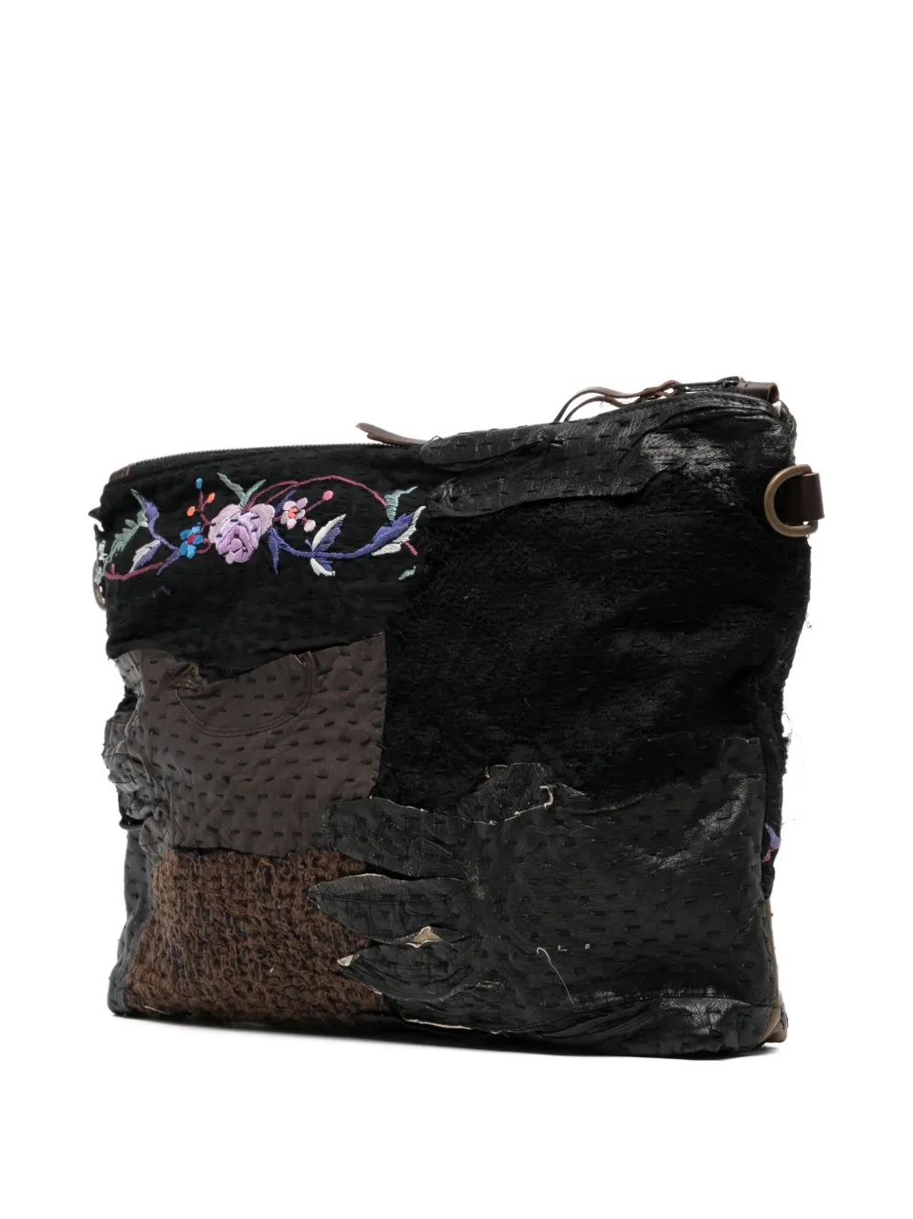By Walid 19th Century Opera Gloves clutch BLACK