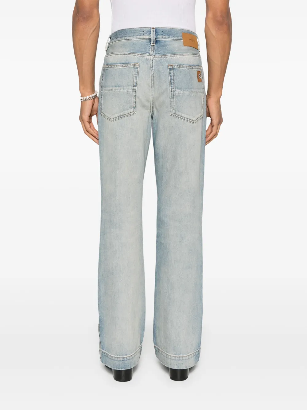 AMIRI Straight jeans Blauw