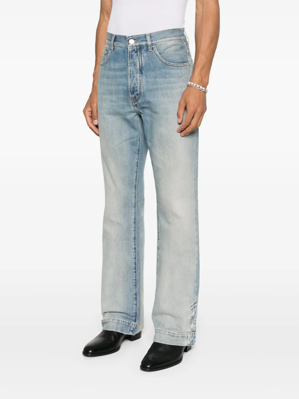 AMIRI Straight jeans Blauw