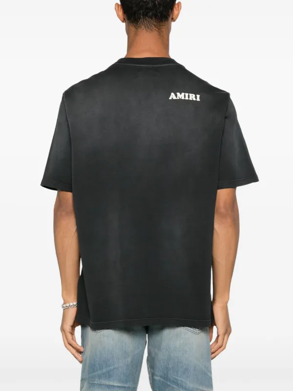 【AMIRI】「ハリウッド」ベビーTシャツ AMIRI Easy Money Baby Tシャツ | ブラック | FARFETCH JP