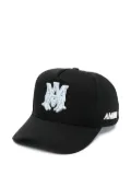 AMIRI MA Outline canvas cap - Black
