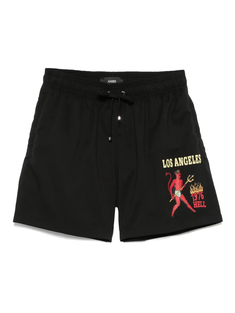 AMIRI shorts de playa con logo estampado | negro | Image 1