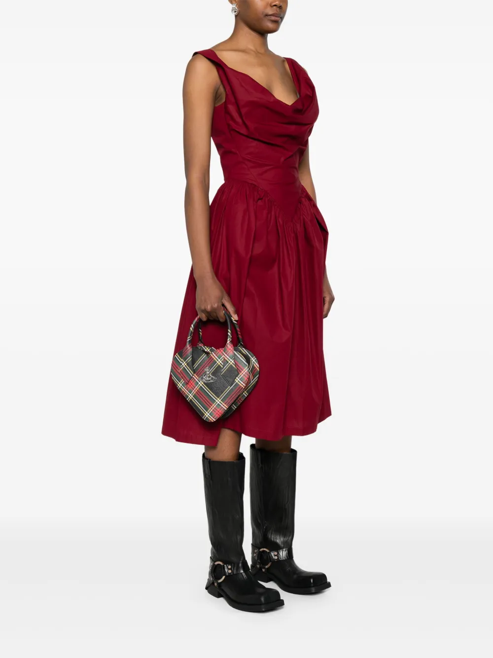 Vivienne Westwood Josephine Heart tote bag - Zwart