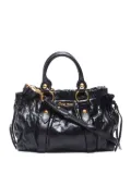 Miu Miu Pre-Owned 2010-2020 leather tote bag - Black