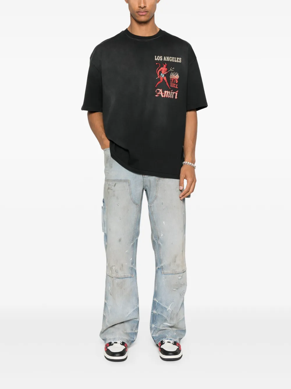 AMIRI Sinners T-shirt - Zwart