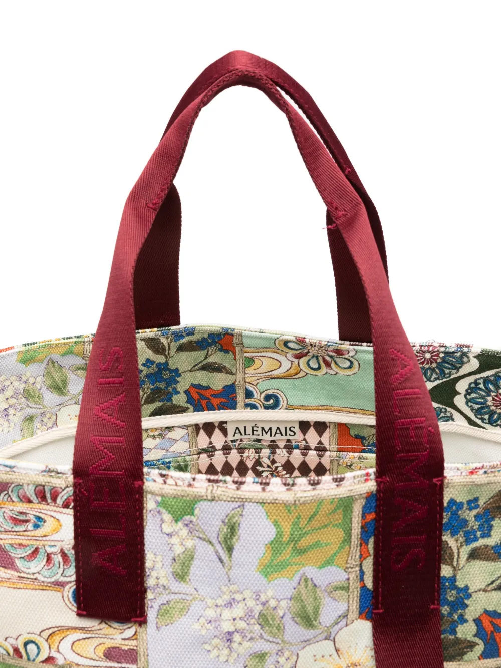 ALEMAIS Katoenen shopper Groen