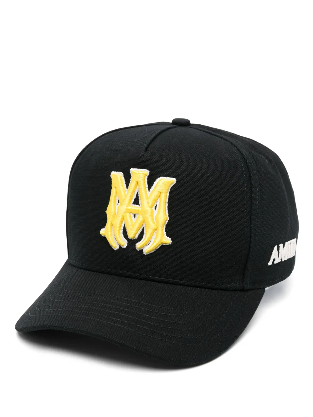 AMIRI MA Outline canvas cap | Black | Image 1
