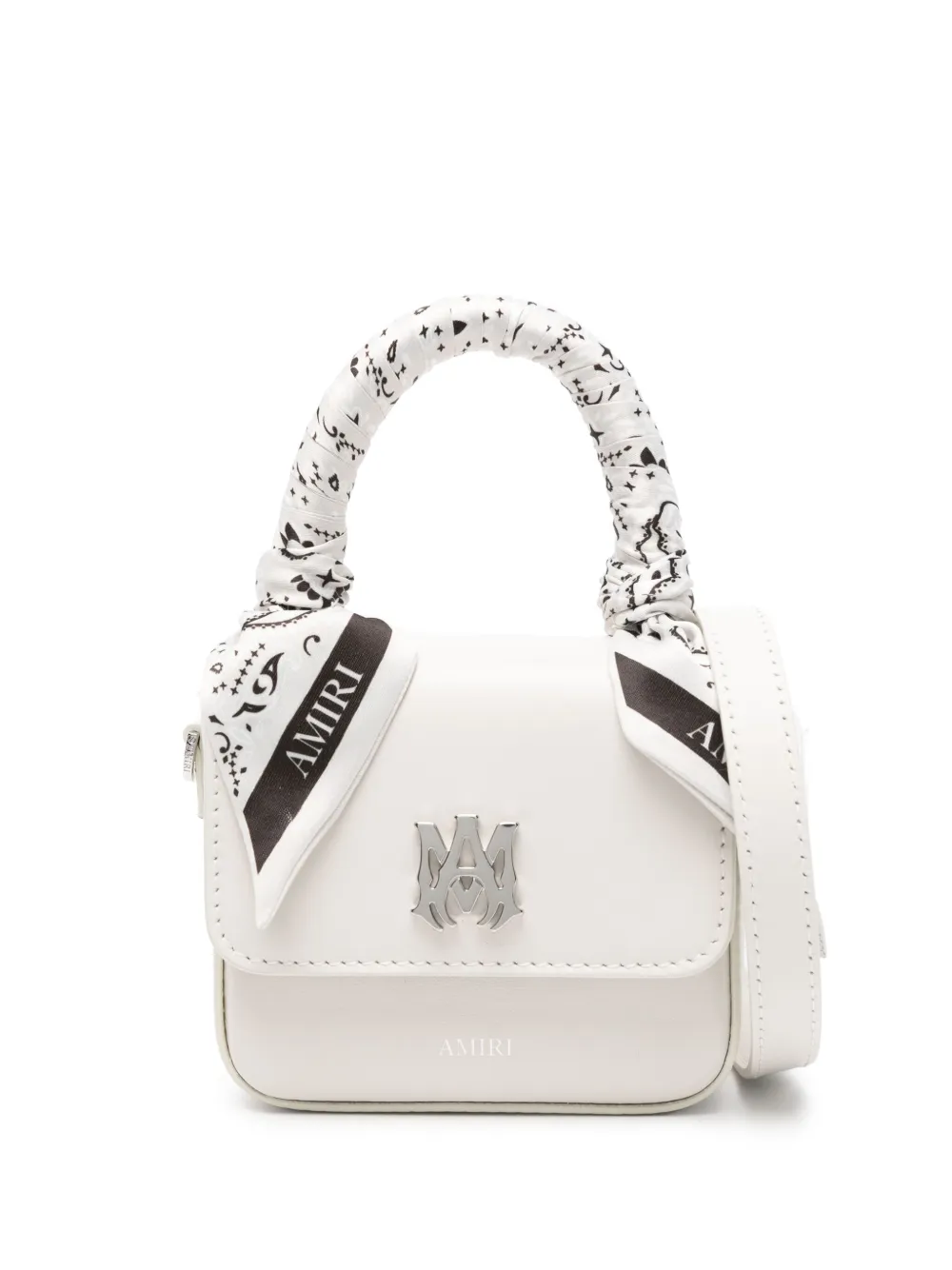 AMIRI Leren mini tas Beige