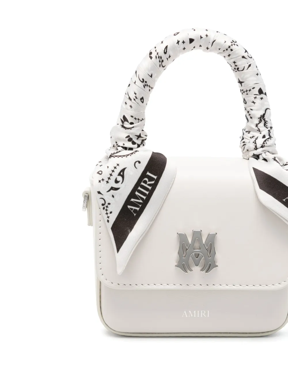 AMIRI Leren mini tas Beige