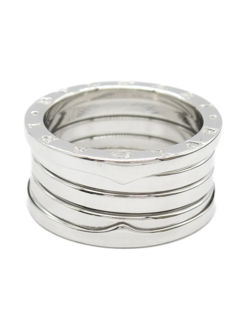 Bvlgari Pre-Owned anillo B.Zero1 en oro blanco de 18kt 2010 | Hombre | Image 2