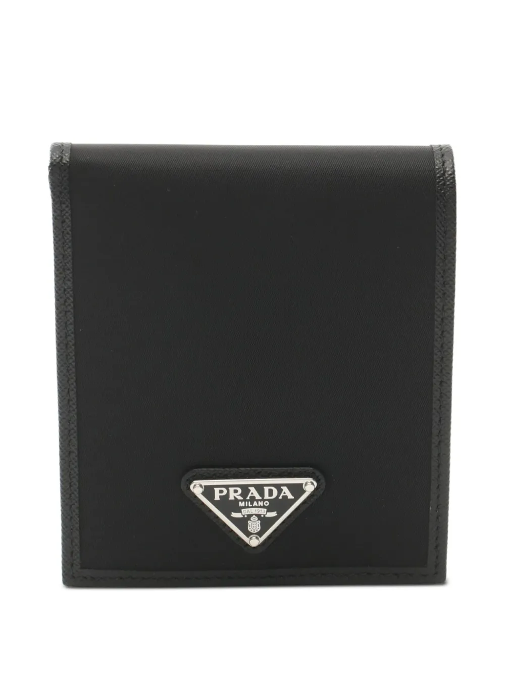 Prada Pre-Owned cartera con logo triangular 2020 | negro | Image 1
