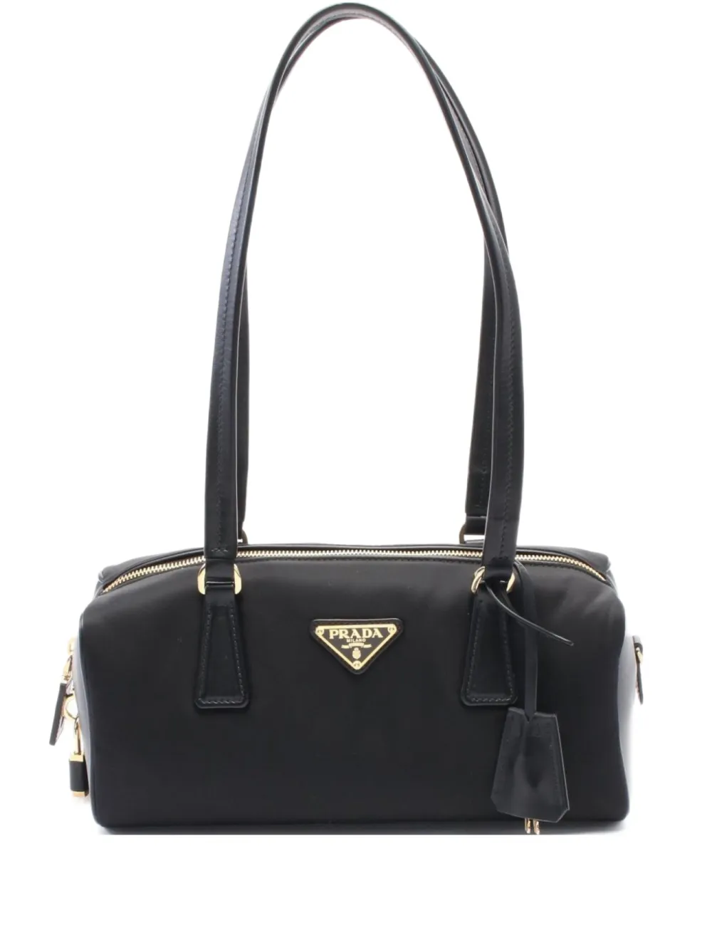 Prada Pre-Owned 2020s medium Re-Nylon shoulder bag - ブラック Prada Pre-Owned 2020s medium Re-Nylon shoulder bag - ブラック
