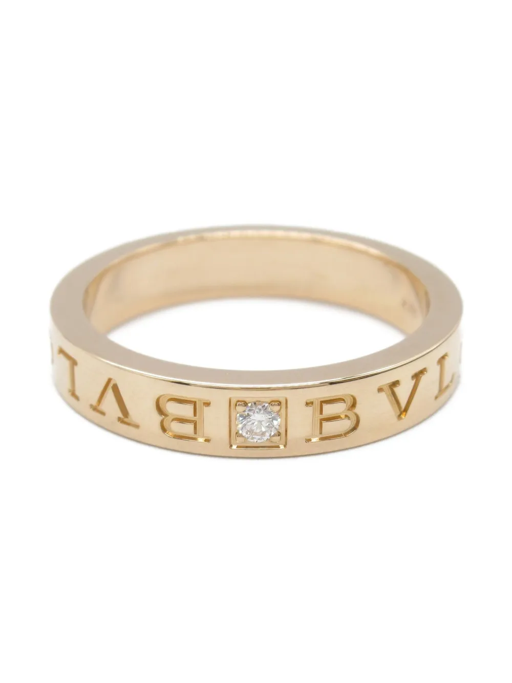 Bvlgari Pre-Owned 2010s 18K rose gold B.zero1 diamond ring | Pink | Image 1