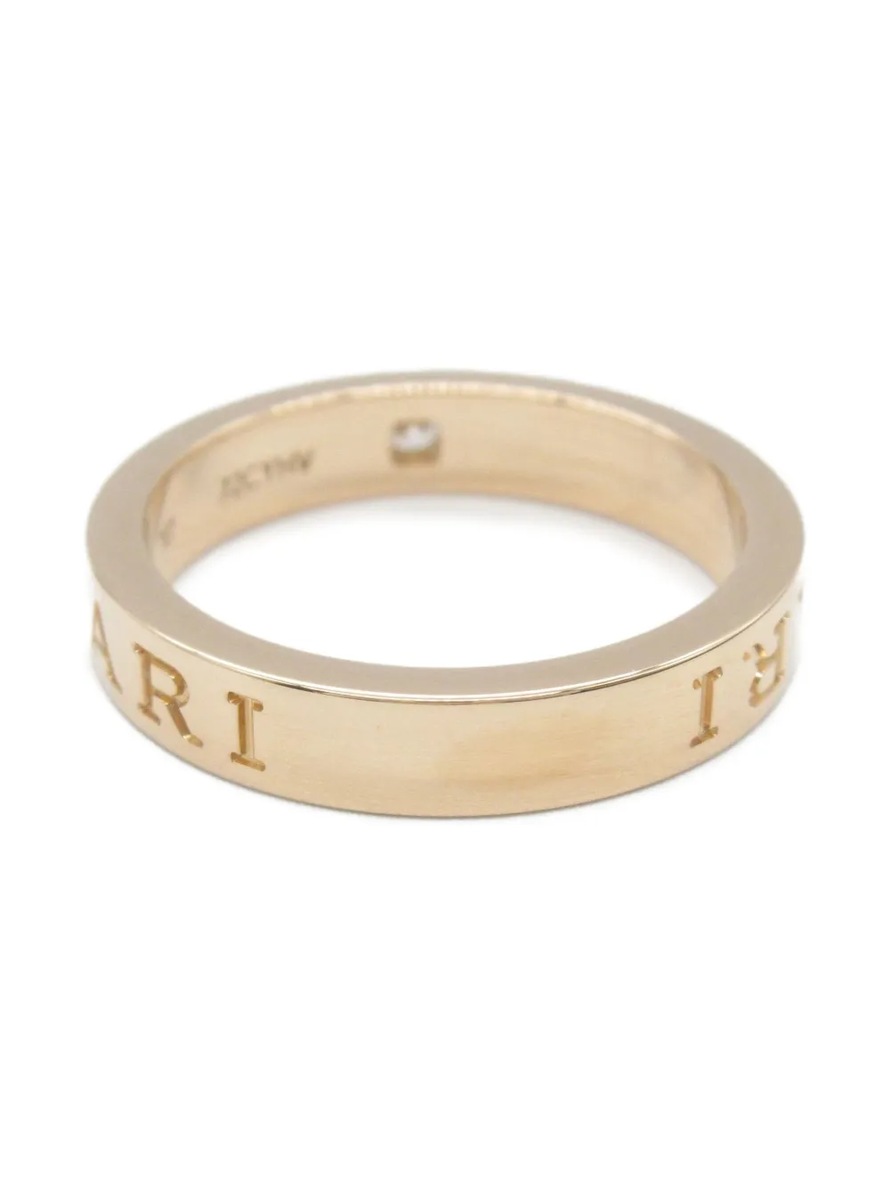 Bvlgari Pre-Owned 2010s 18K rose gold B.zero1 diamond ring | Men | Image 2
