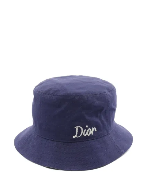 Christian Dior Pre-Owned 2010s logo-embroidered cotton hat