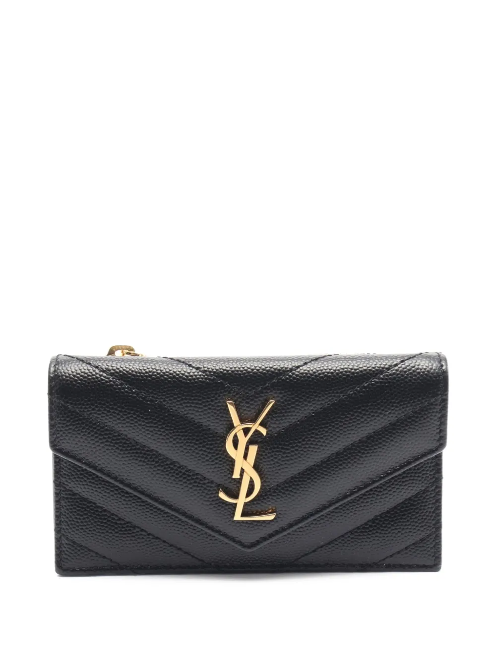Pre-owned Saint Laurent 20's Matelassé Wallet