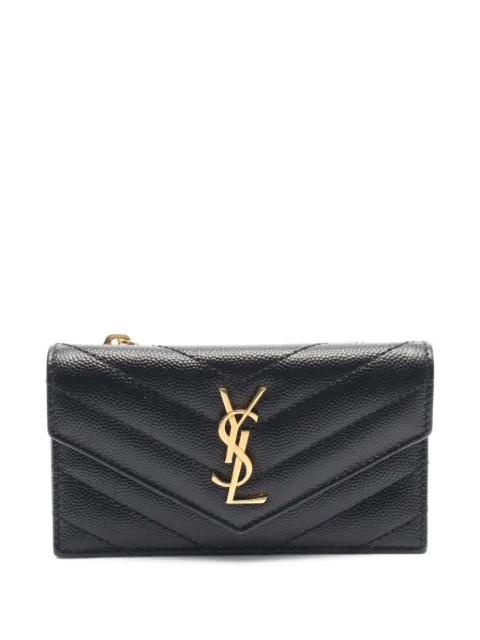 Saint Laurent Pre-Owned 20's matelassé wallet