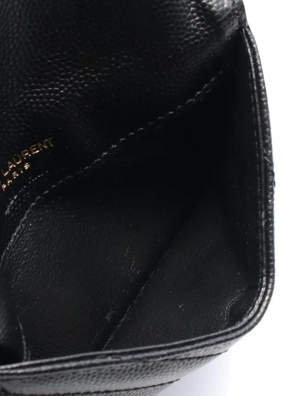 Pre-owned Saint Laurent 20's Matelassé Wallet