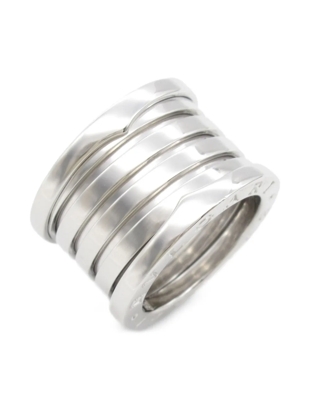 Bvlgari Pre-Owned 2010s 18kt white gold B.zero1 ring | Silver | Image 1