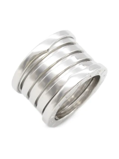 Bvlgari Pre-Owned 2010s 18kt white gold B.zero1 ring