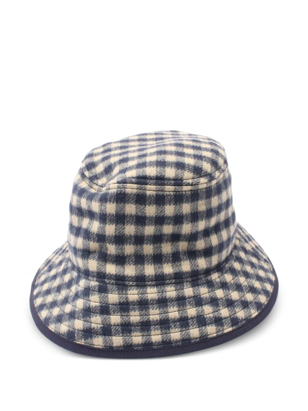 Pre-owned Gucci 2010s Checked Wool Bucket Hat