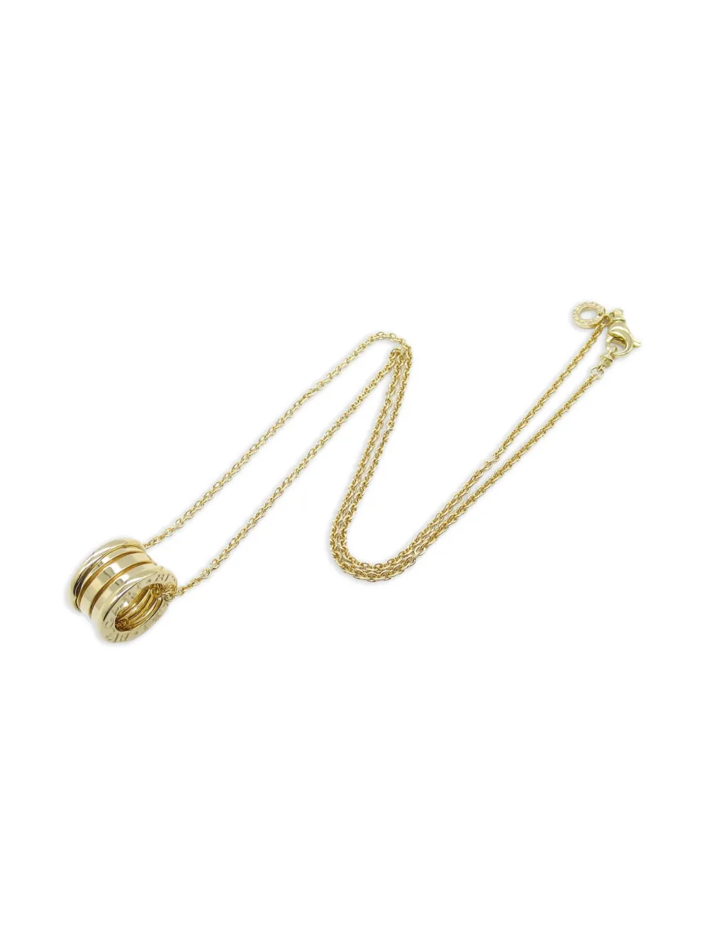 Bvlgari Pre-Owned 2010s 18K yellow gold B.zero1 necklace | Women | Image 2