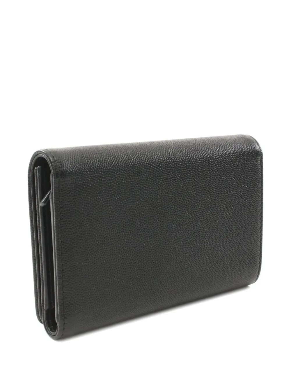 CHANEL Pre-Owned 2018-2019 trifold CC-logo Caviar-leather wallet | Image 2