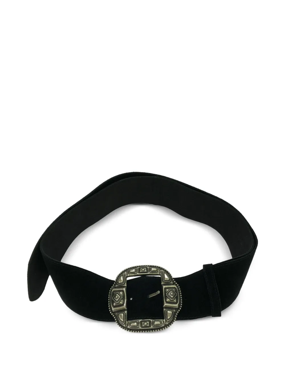Etro Pre-Owned cinturón con hebilla grabada 2010 | negro | Image 1